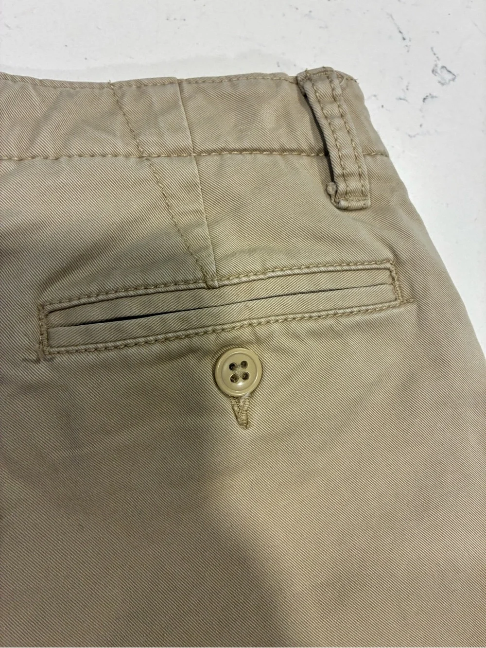 Kids Khaki Lined Chino Pants - Classic Beige